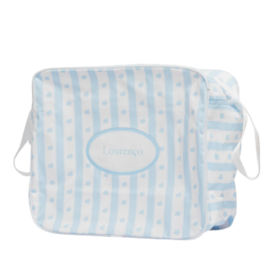 Saco de Bebé Pequeno - Coelhos Azul