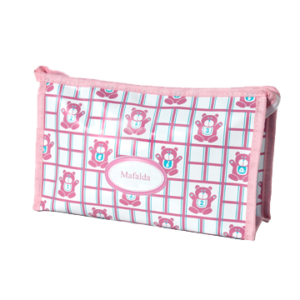 Bolsa Cremes Pequena - Ursos Rosa