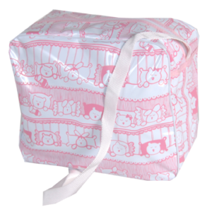Saco de Bebé Pequeno - Ursinhos Rosa