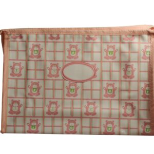 Bolsa Cremes Grande - Ursos Rosa e Verde